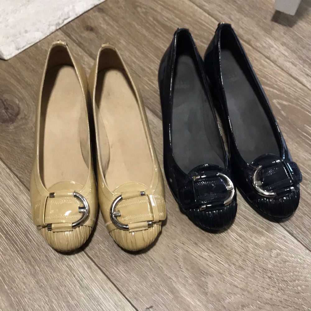 2 pairs wedges Stuart Weitzman 6.5